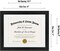 11x14 Diploma Frame with Shatter-Resistant Glass - Use as 8.5x11 Frame with Mat or 11x14 Frame without Mat - Legacy Collection - Thin Picture Frame for Wall Display - Black